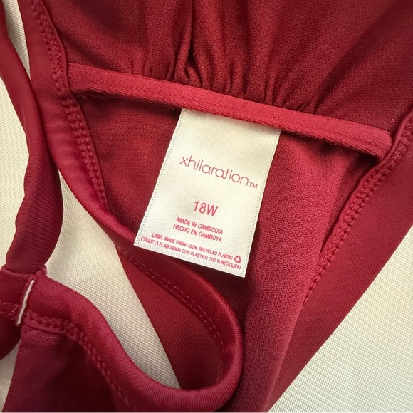 Xhilaration Halter Mesh Lace Swim Top Size 18W NWT - Picture 4 of 4